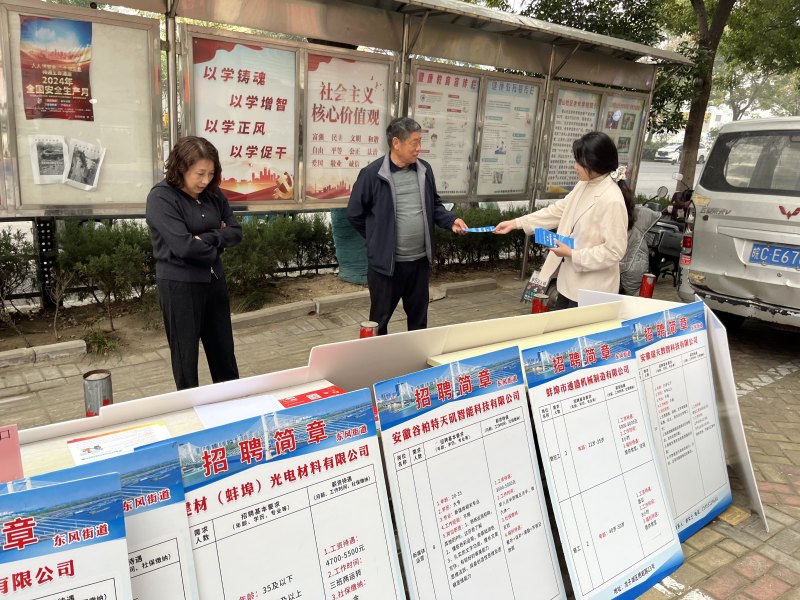 東風(fēng)街道—“社區(qū)專場招聘會、助企便民暖民心”